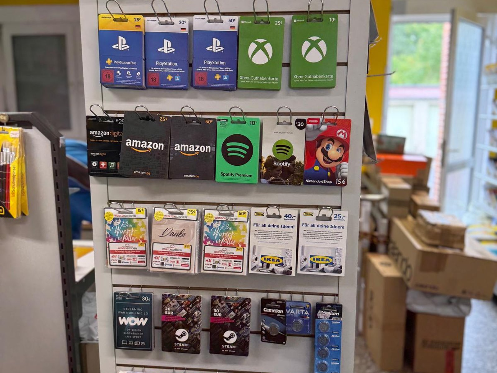 Prepaid-Guthabenkarten